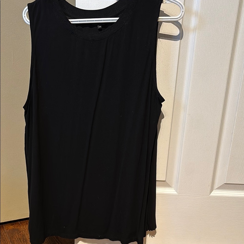 Black Sleeveless Top